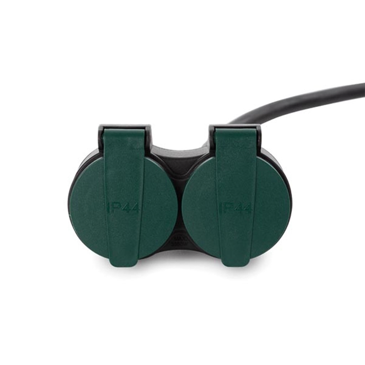 Verlengsnoer buiten ip44- dubbel stopcontact