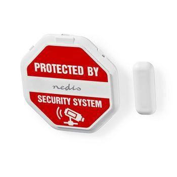 Dun Glasbreukmelderalarm Voor Deuren / Ramen Ingebouwde Sirene - Nedis