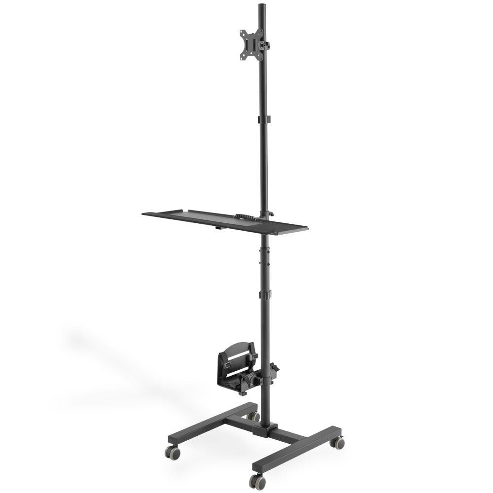 Digitus mobiel werkstation vloerstandaard 17–32 inch verrijdbaar