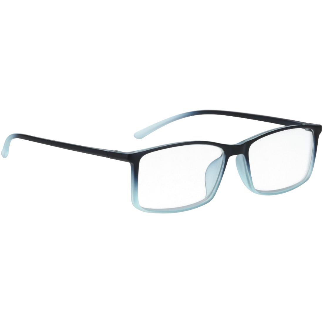 leg uit zacht Elektropositief Leesbril, kunststof, blauw, kleurverloop, +1,5 dpt - Leesbril - ideale  leesbril voor onderweg in handtas, rugzak etc. ,- modern, chique  kunststofmodel voor dames en heren ,- harmonieus kleurverloop van  donkerblauw naar transparant