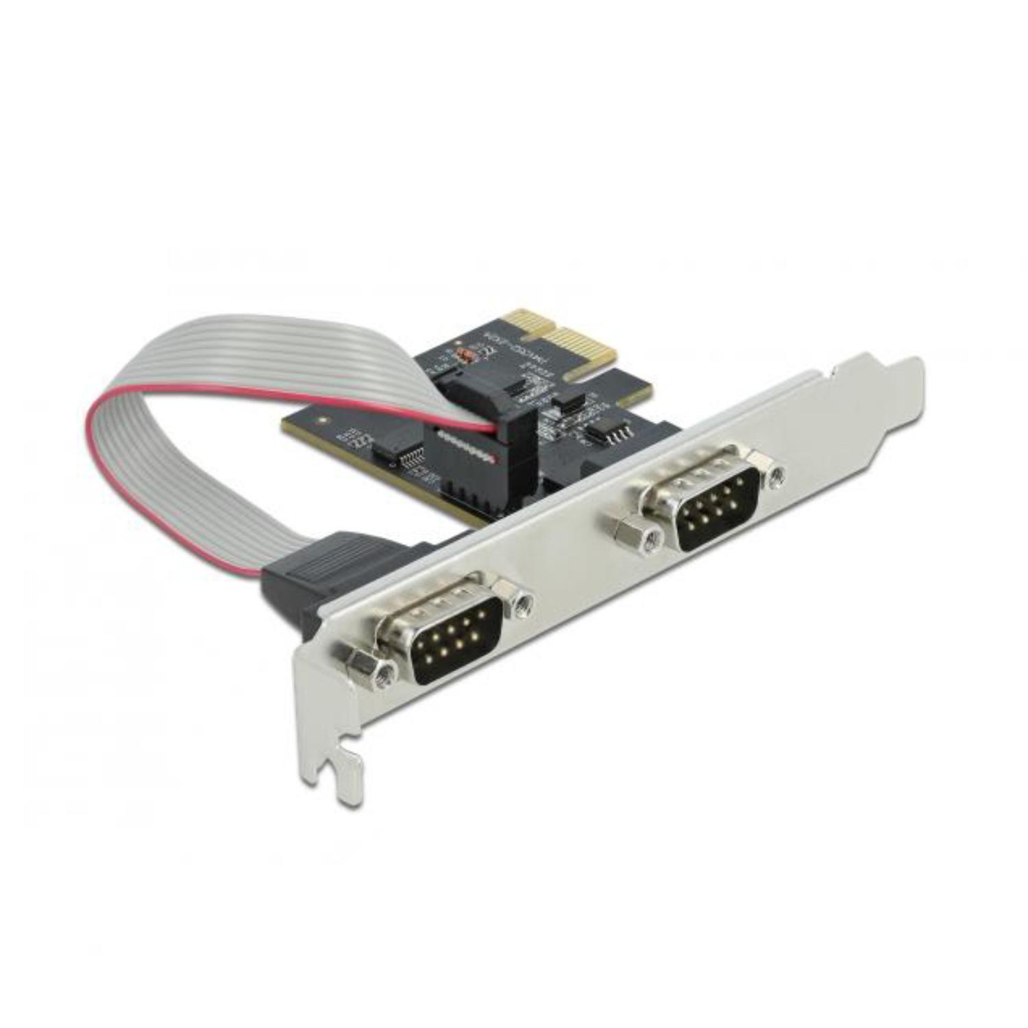 Delock PCI Express kaart naar 2 x seriële RS-232 - Delock