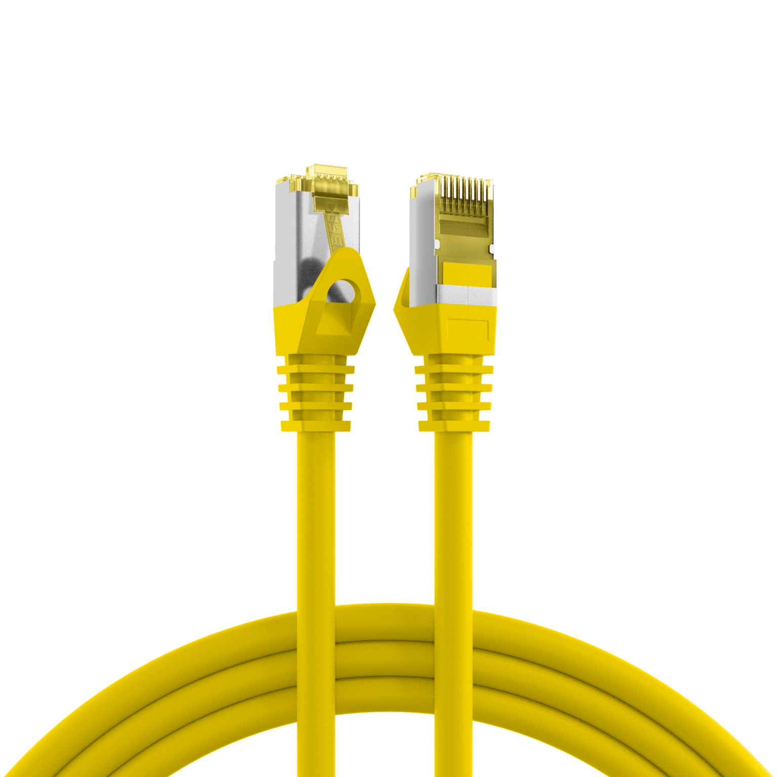 EFB RJ45 Patchkabel S/FTP,Cat.6A,LSZH,Cat.7 Rohk.,2m,gelb
