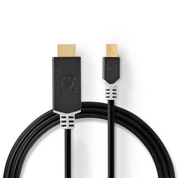 Mini DisplayPort HDMI™ Kabel 1.4 Mini DisplayPort Stekker HDMI™ Kabel - Nedis