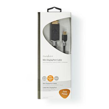 Mini DisplayPort HDMI™ Kabel 1.4 Mini DisplayPort Stekker HDMI™ Kabel - Nedis