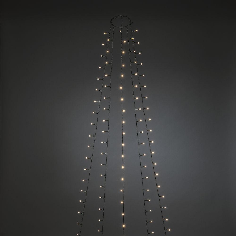 Led lichtmantel - 150 lampjes - 1.8 meter - timer - warm wit
