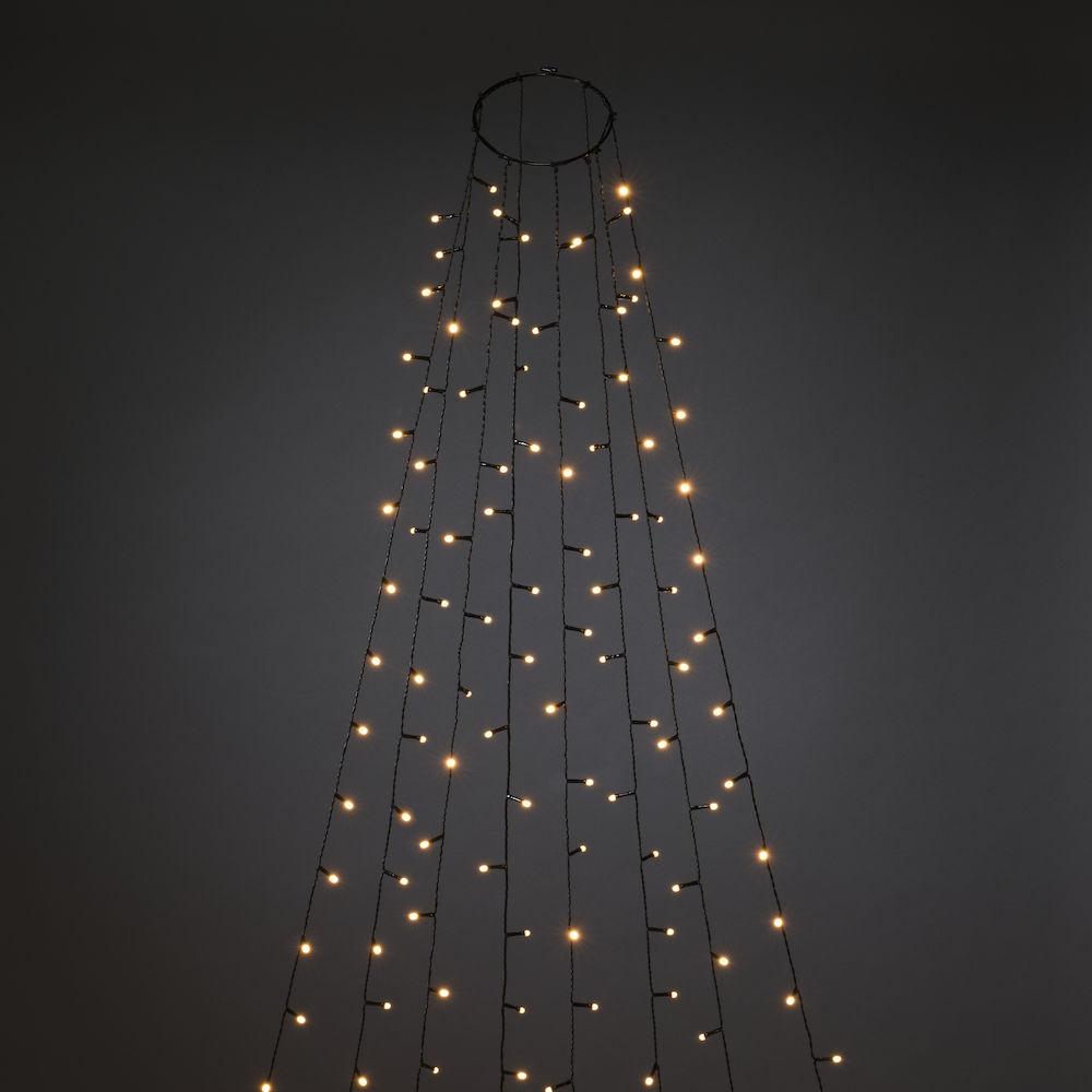 Led lichtmantel - buiten en binnen - 240 lampjes - 2.4 meter - extra warm wit