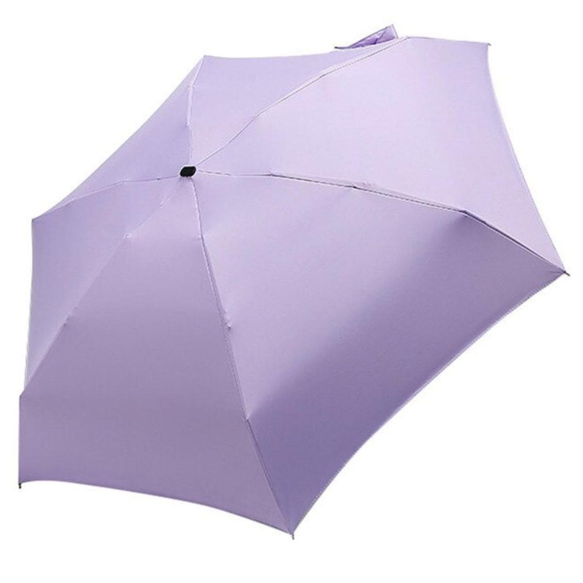 Hallo Floreren Beangstigend Lichtgewicht Paraplu - Kleur: Paars Opvouwbaar: tot 16 cm