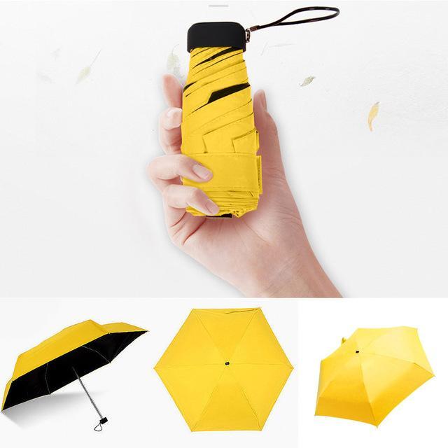 Leuk vinden Zoek machine optimalisatie bereiken Lichtgewicht Paraplu - Kleur: Geel Opvouwbaar: tot 16 cm
