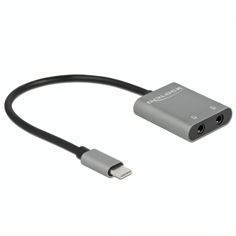 USB C naar jack 3.5mm - Delock
