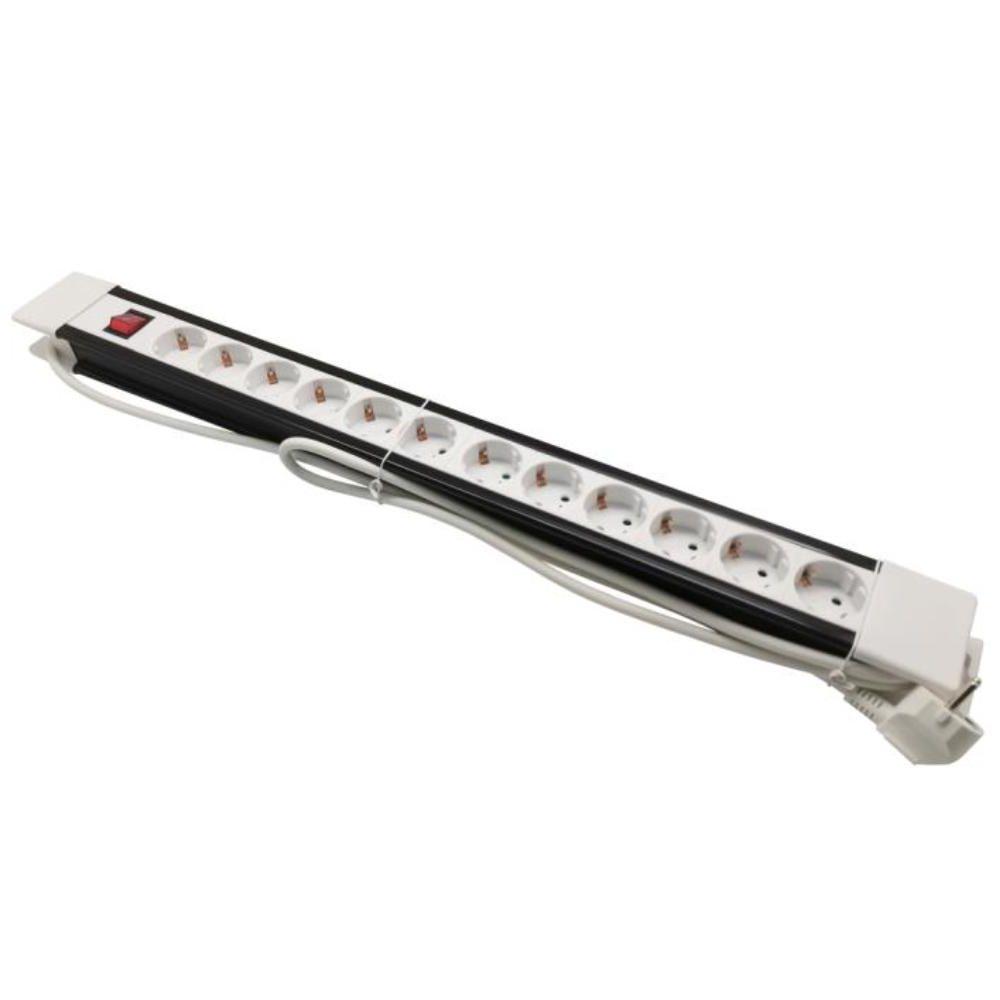 12-voudige Stekkerdoos – 3680 W – 16A – Met Schakelaar