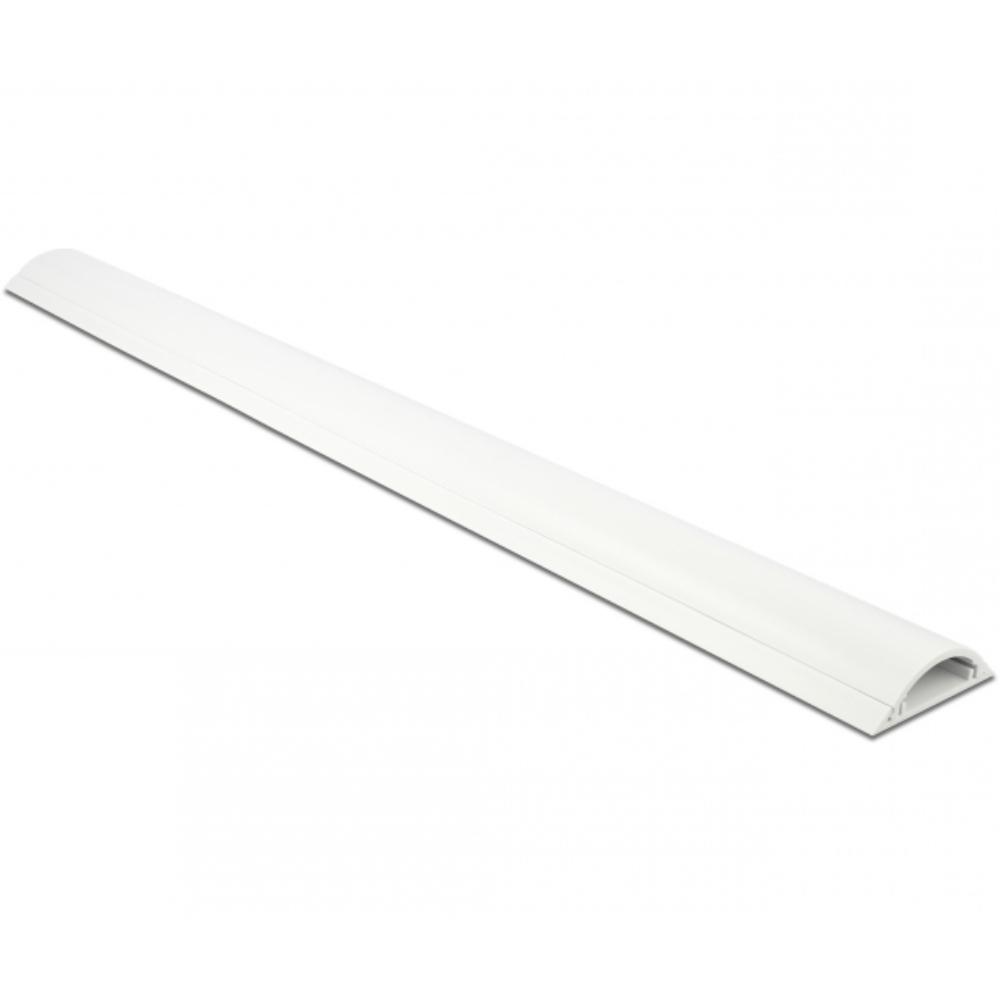 Kabelgoot 50 x 12 mm – zelfklevend PVC – wit herbruikbaar