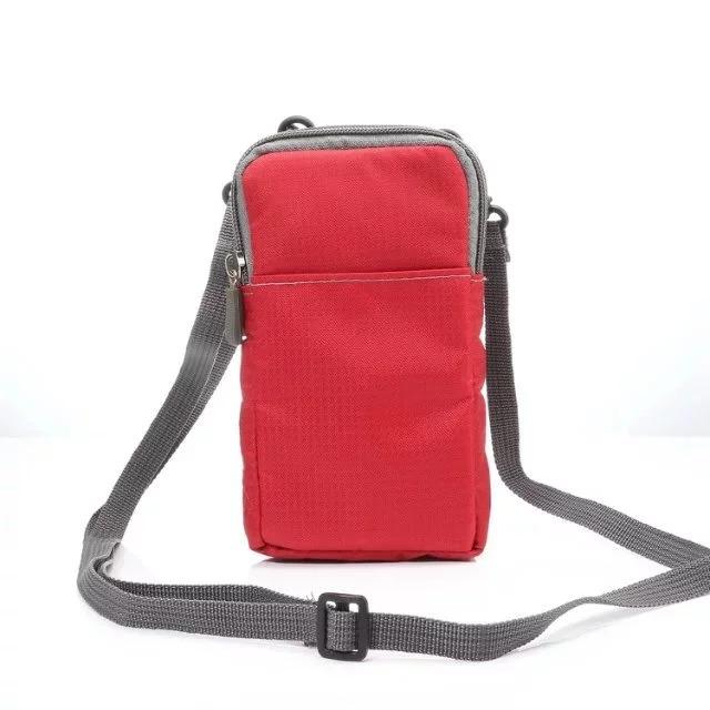 groot Verdragen Elektropositief Smartphone tas - rood - Merk: Able & Borret, Soort: Tasje, Materiaal:  Nylon, Kleur: Rood.
