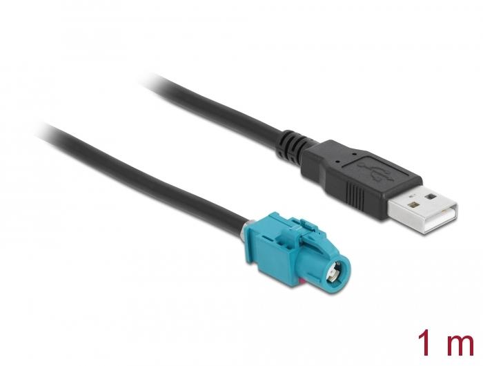 Delock Kabel HSD Z Stekker op USB 2.0 Type-A Stekker 1 m - Delock