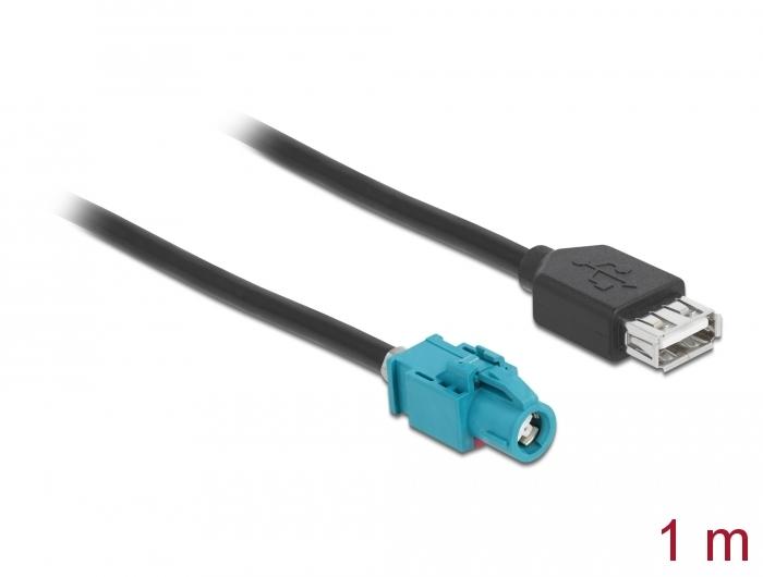 Delock Kabel HSD Z Stekker op USB 2.0 Type-A Stekker 1 m - Delock