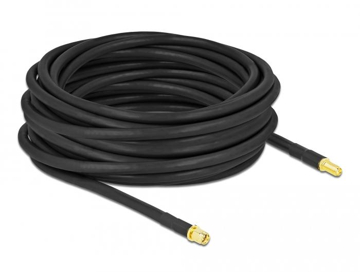 SMA verlengkabel - 10 meter - Delock