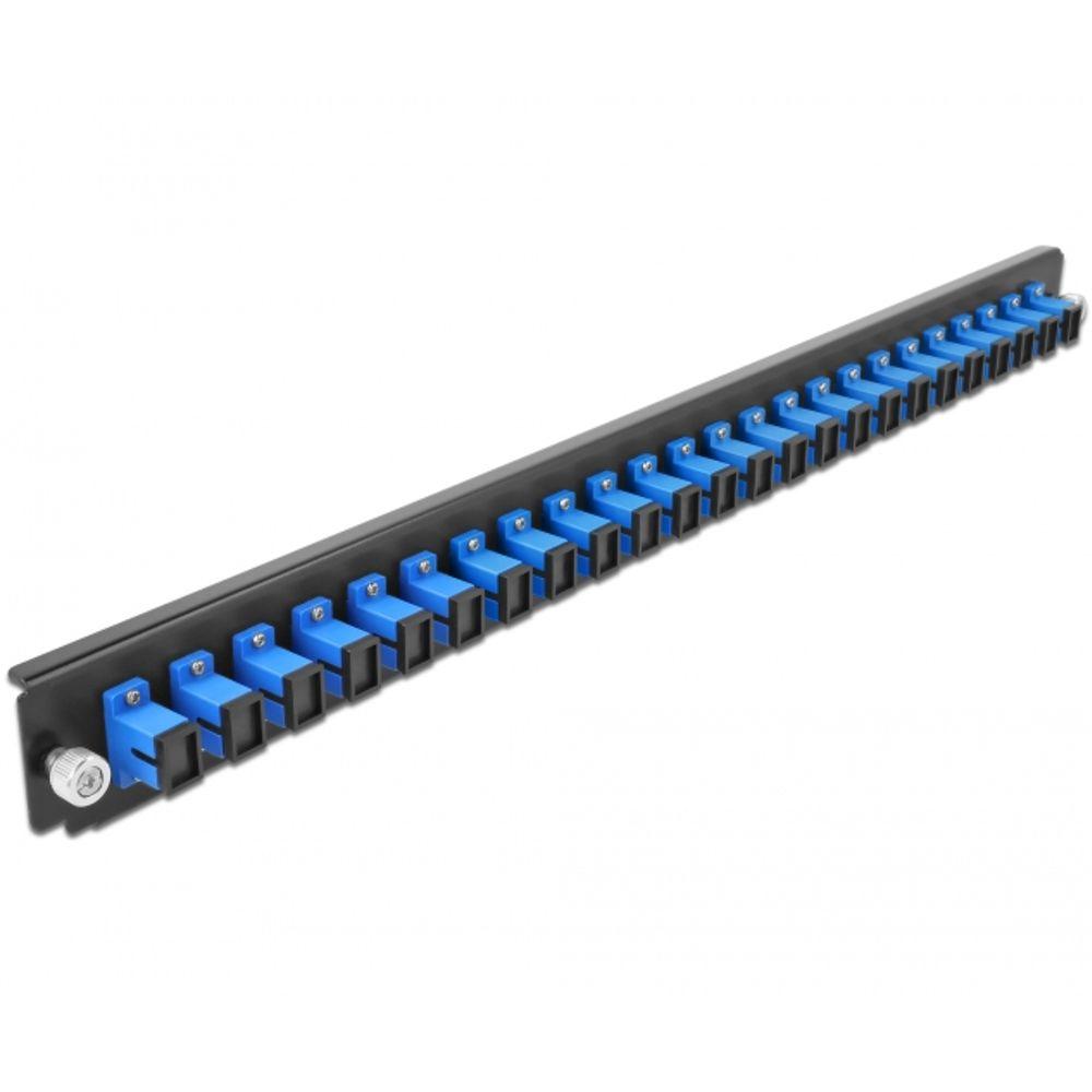 Delock LWL Adapter Panel SC Simplex UPC 12P blau - Toepassing: SC ...
