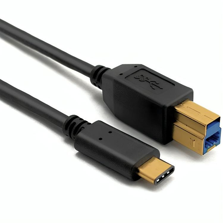 Blokkeren in de tussentijd bericht USB C naar USB B kabel - Versie: 3.2 Gen 1x1 Aansluiting 1: USB C male  Aansluiting 2: USB B male Lengte: 0.5 meter
