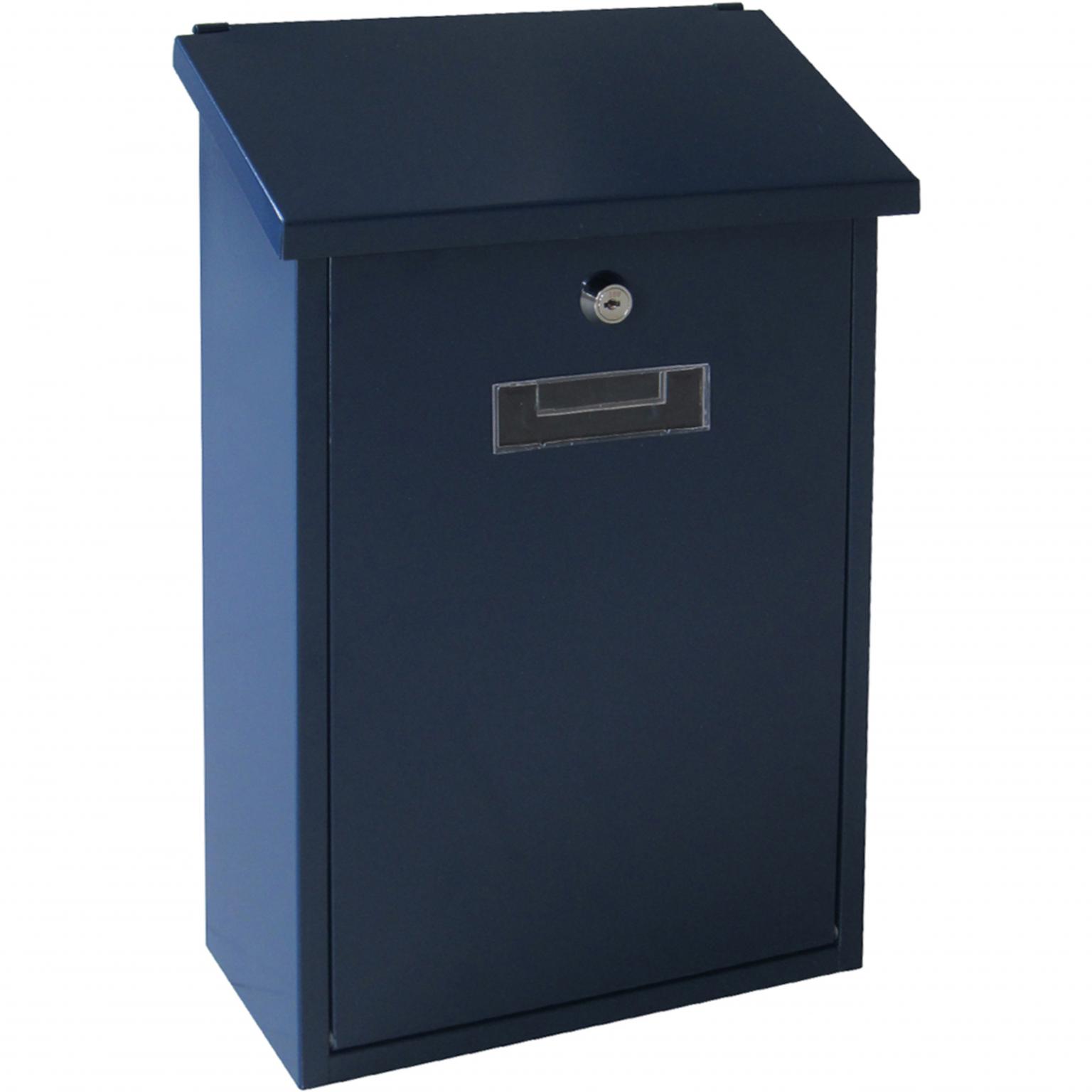 Brievenbus Blauw - 39,5 x 27 x 10 cm - Able & Borret