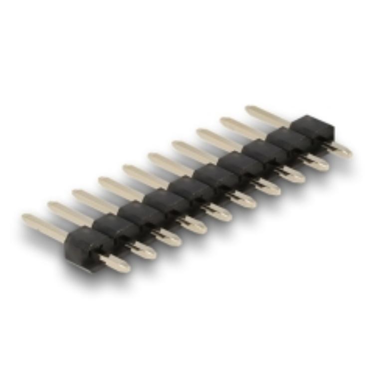Delock Stiftleiste 10-polig, Rastermaat 2,54 mm, 1-rijig, re - Delock