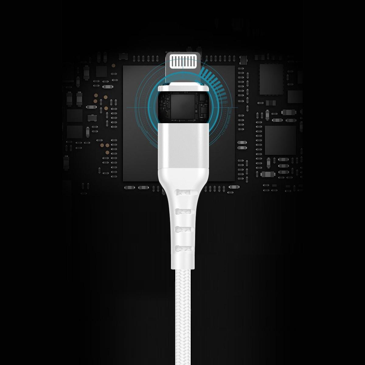USB A naar Lightning kabel - 2.0 - 1 meter - Allteq