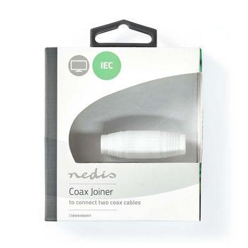 Kabelstekker voor coaxkabels Wit - Nedis