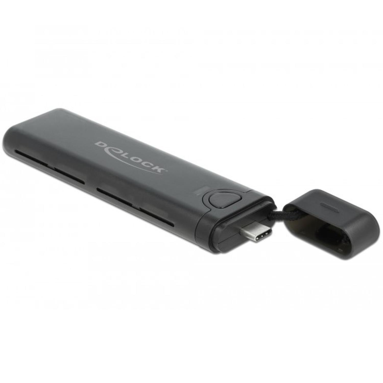 Delock Externe USB Type-C™ Combo-Behuizing voor M.2 NVMe PCIe of SATA - Delock