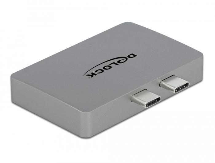 Delock Dual HDMI Adapter met 4K 60 Hz en PD 3.0 voor MacBook - Delock
