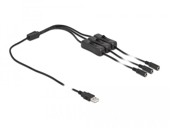 Kabel USB Type-A naar DC - Delock