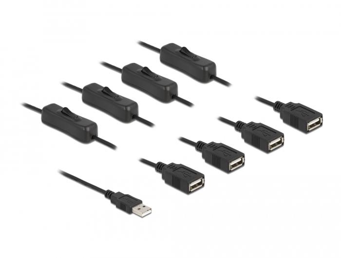 Kabel USB Type-A Stekker USB Type-A Aansluiting - Delock