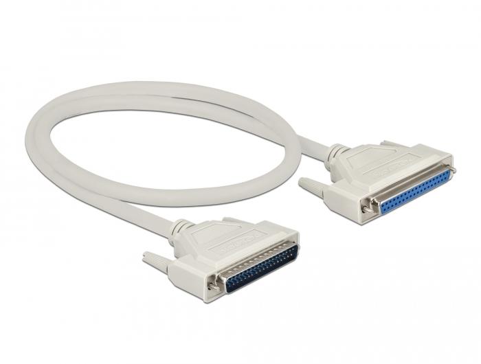 Delock Seriële kabel D-Sub 37 Stekker op Bus 0,5 m - Delock