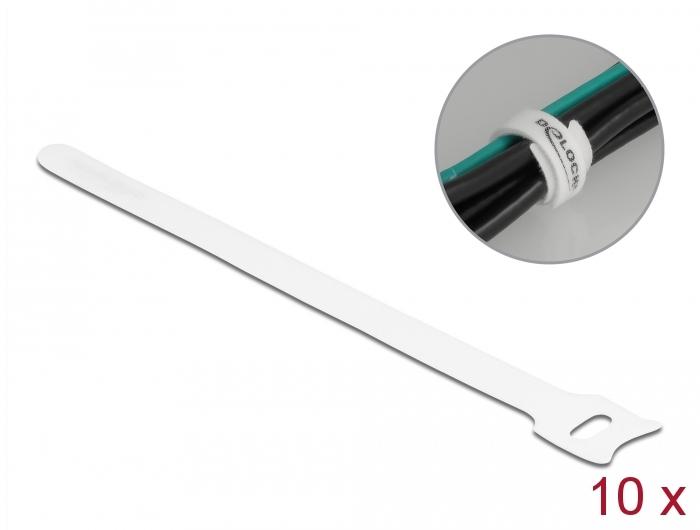 Klittenband - 200 mm - Wit - Delock