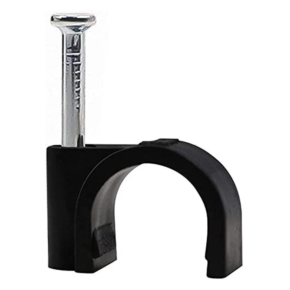 Kabelclip 10 mm zwart -100 st.
