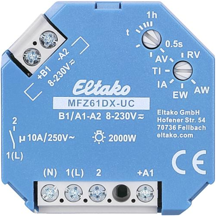 Eltako Multifunktions-Zeitrelais MFZ61DX-UC - Eltako