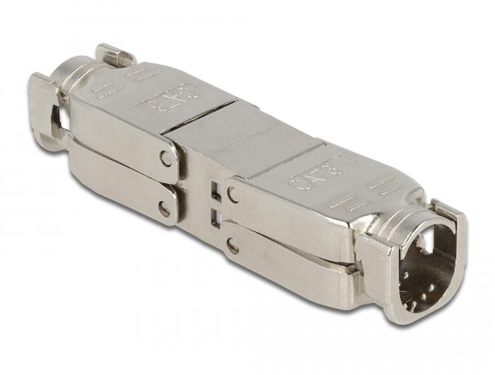 Delock gereedschapsloze connector voor netwerkkabel Cat.6 STP - Delock