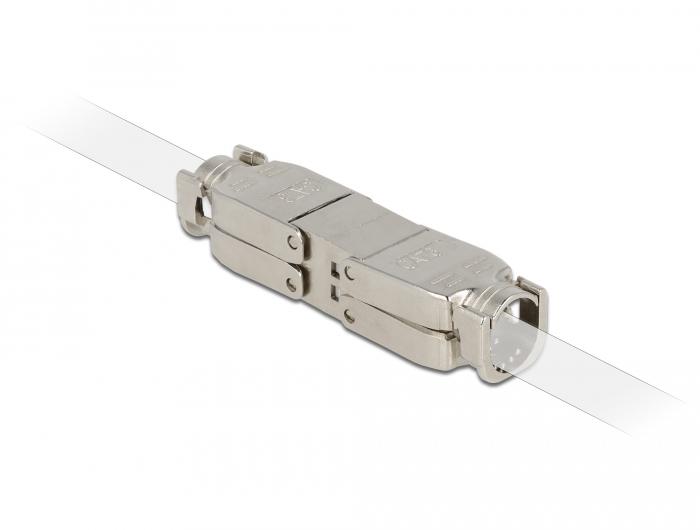 Delock gereedschapsloze connector voor netwerkkabel Cat.6 STP - Delock