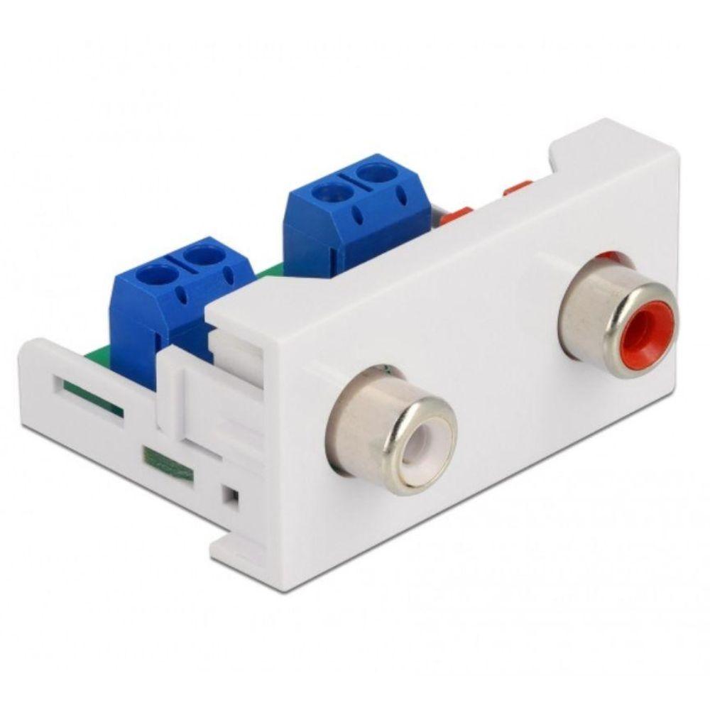 RCA module - Wit - Delock