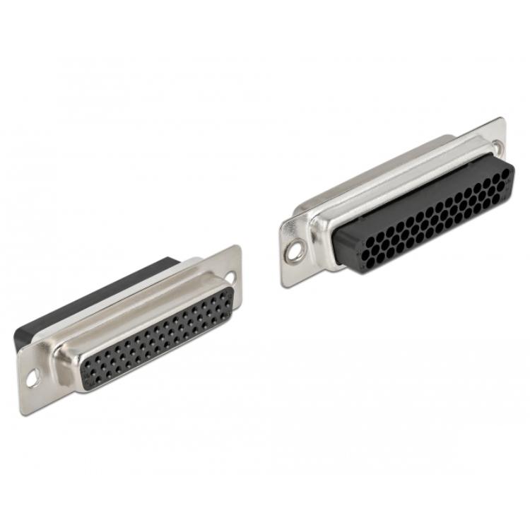 Delock D-Sub HD 44-polige krimpkous, Metaal, 2 stuks - Delock