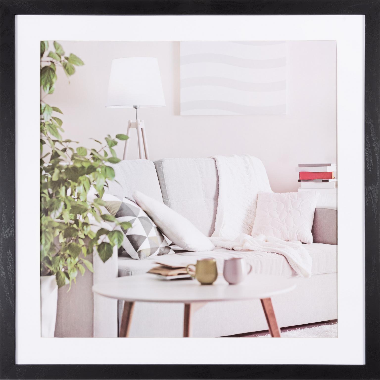 Fotolijst Modern - 70x70cm - Zwart
