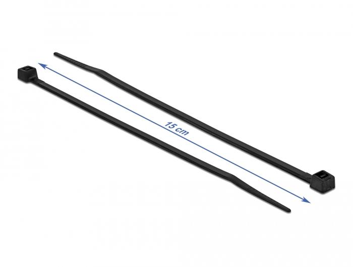 Tie-Wrap - 150 mm - Zwart - Delock