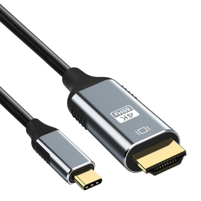 merknaam fiets Continent USB C naar HDMI kabel - Aansluiting 1: USB C male Aansluiting 2: HDMI male  Max. resolutie: 4K@60Hz