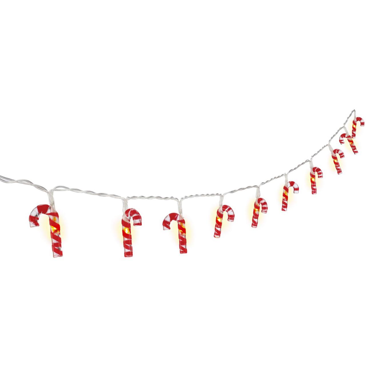 Lichtketting - Suikerstokken