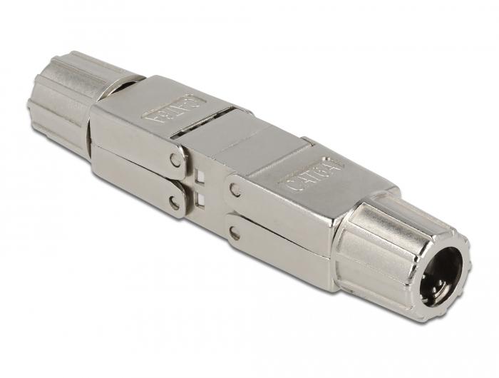 Delock connector voor netwerkkabel Cat.6A STP zonder gereedschap - Delock