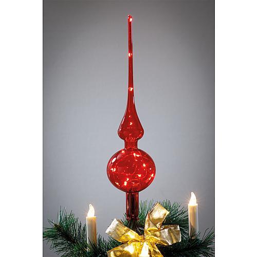 Kerstverlichting - Kerstboom piek - Soort: Piek Lamptype: Led (15 lampjes) Lichtkleur: Warm wit Toepassing: Binnen 2x AA (ex.) Afmeting: 7.5 x 31 cm