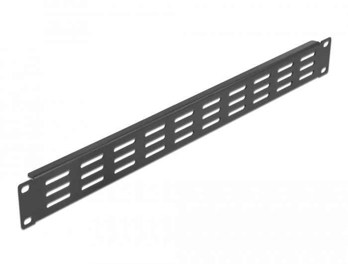 Delock 19″-netwerkbehuizingspaneel met ventilatiesleuven horizontaal 1 HE - Delock