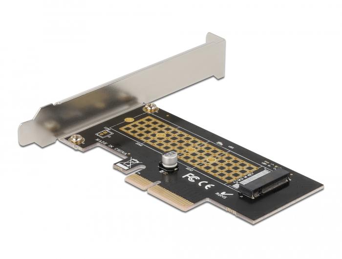 Delock PCI Express x4-kaart voor 1 x interne NVMe M.2 Key M 80 mm - Low Profile - Delock