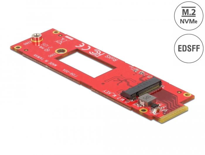 Delock Converter EDSFF E1.S naar M.2 sleuf M NVMe - Delock