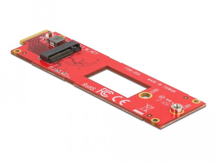 Delock Converter EDSFF E1.S naar M.2 sleuf M NVMe - Delock
