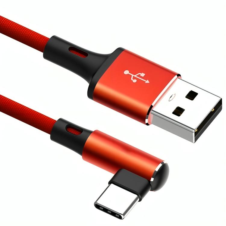 USB-C datakabel - 0.5 meter - Rood - Allteq