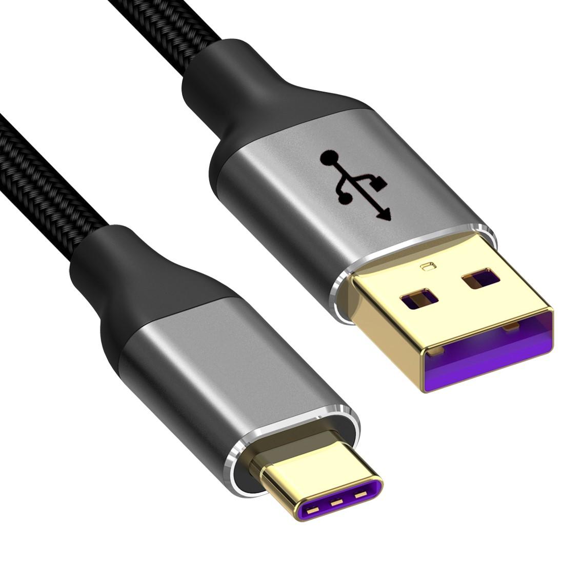 USB-C datakabel - 0.5 meter - Zwart - Allteq