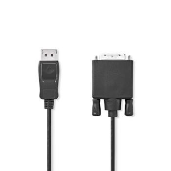DisplayPort-Kabel DisplayPort Male DVI-D 24+1-Pins Male 1080p - Nedis
